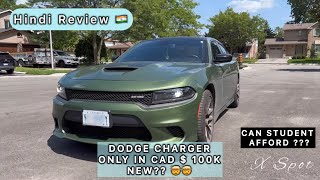 Dodge Charger 2023 DAYTONA  TOP SPEED  256 KMH Hindi Review  Competitor of MUSTANG canadacars [upl. by Forcier]