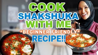 COOK BREAKFAST WITH ME EASY SHAKSHUKA HACK WEEKEND BREAKFAST [upl. by Hewitt904]