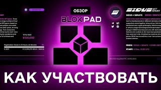 Blokpad • обзор нового лаунчпада • как принять участие в IDO • уровни • Sidus tokensale [upl. by Dupin]