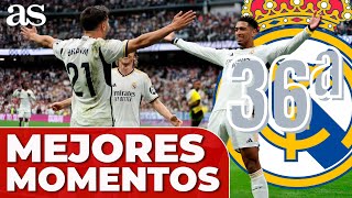 36ª LIGA del REAL MADRID  Revive sus mejores momentos [upl. by Oivaf]