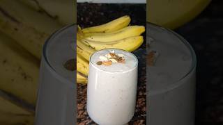 Banana Milkshake  High Protein Milkshake milkshake banana bananamilkshakerecipe shorts cooking [upl. by Pagas]