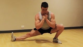 How to Cossack Squat Mobility Exercise Tutorial amp Progressions [upl. by Hcardahs]