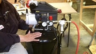 Air Compressor Line Setup and How to Use Air Tools for Beginners [upl. by Darooge]