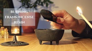 How To Burn Frankincense Resin [upl. by Yblek]