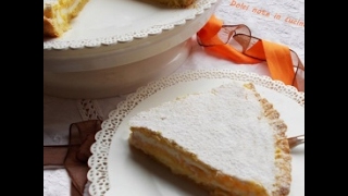 Crostata ripiena con ricotta e glassa allarancia [upl. by Leola]