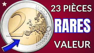 VALEUR de 23 pièces rares de 2 EUROS commémoratives différentes [upl. by Fields]