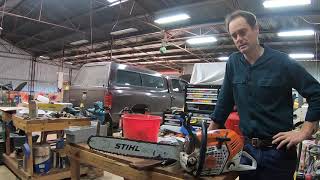 Stihl MS 500i Fuel Injected Chainsaw 1 Year Used Review Australia  How does the MS500i perform [upl. by Einnaffit]