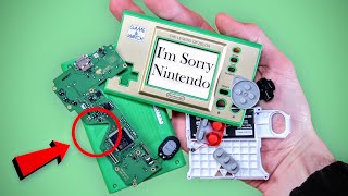 Zelda Game amp Watch Teardown  Sorry Nintendo [upl. by Caspar978]