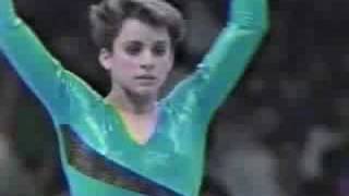 Dorte Thummler  1988 Seoul Olympic  FX [upl. by Bartko693]