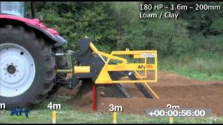 AFT100 Trencher Test 180Hp and 110 Hp httpwwwtrencherscouk [upl. by Perice]