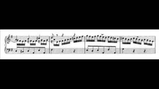 JS Bach  BWV 900  Fughetta emoll  E minor [upl. by Ajin128]