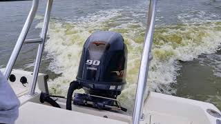 Yamaha outboard F90lb pumped up to Vf90la sho F90 hp [upl. by Grady]