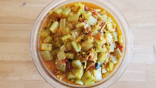 Celery Tomato Indian Style Gravy Curry  How to make Celery Curry Indian Style [upl. by Haleigh]