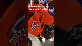 Incredible Vintage Honda CR Race Bike Collection [upl. by Kantos198]