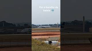 Embraer E195 E2 fazendo o barulho da baleia 🐳 na decolagem de Campinas 🛫 [upl. by Ivel]