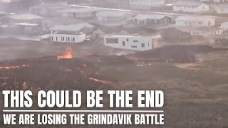 Grindavik HIt With Lava  Irreparable Damage and Sadness  Terrible Scenario [upl. by Oicanata111]