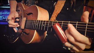 MOONSHINER BLUES  Slide Guitar on the Mystery Resonator [upl. by Zondra304]