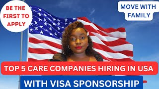 RELOCATE TO USA AS A CAREGIVER ampNURSEJOBS WITH VISA SPONSORSHIPCARE HOMES HIRINGEB3 VISA [upl. by Adnak]