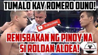 TUMALO AT NANGANTYAW KAY ROMERO DUNO GINANTIHAN NG PINOY UNDEFEATED NA RUSSIAN BOXER PINAG RETIRO [upl. by Innep]