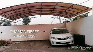 Roofing Fibre Fiberglass Sheets Roof Polycarbonate Dome PVC Tensile Structures [upl. by Desdamona]