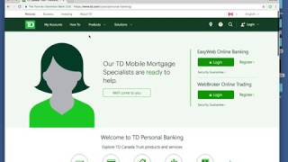 How to Send an Email Money Transfer interac etransfer with TD Banks website [upl. by Nebra307]