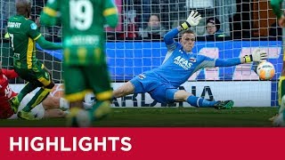 Highlights AZ  ADO Den Haag  Eredivisie [upl. by Wsan]