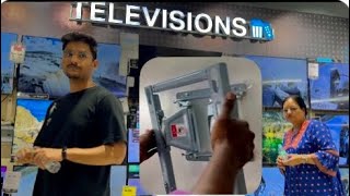 LG TV 55 Inches 📺 and 360 degree rotation wall mount unboxing and fixing 🛠️ [upl. by Olwen424]