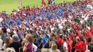 Westlake Boys High School Whole School Haka 2014 [upl. by Sadowski74]