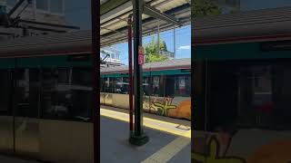 marmaray train tramvay tramway shortvideo metro metrotransit railway tram automobile [upl. by Amalea]