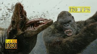 Kong vs Skull Crawler Full HD 120fps Latino Parte 1  Kong La isla calavera 2017 [upl. by Salomi222]