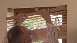 How to Measure and Fit Wooden Venetian Blinds [upl. by Chow725]