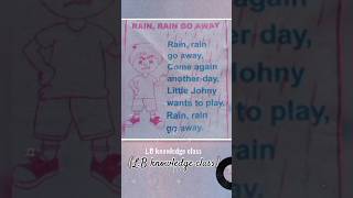 Rain rain go awayshortviral English poemtrending smart teacher [upl. by Egduj923]