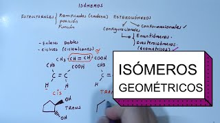 ISÓMEROS GEOMÉTRICOS CIS TRANS Z Y E [upl. by Takakura104]