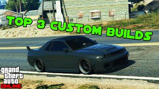 GTA 5  TOP 3 CUSTOMIZATIONS FOR CARS EP6 Elegy Retro Thrax Tigon  Custom Builds [upl. by Vena]