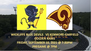 The Wickliffe Blue Devils host the KenmoreGarfield Golden Rams [upl. by Eniamreg363]