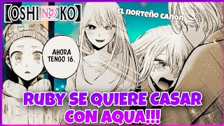 🔷 RUBY SE ENTERA QUE AQUA ES EL DOCTOR Y LE PIDE MATRIMONIO  OSHI NO KO  RESUMEN MANGA  🔷 [upl. by Anividul]