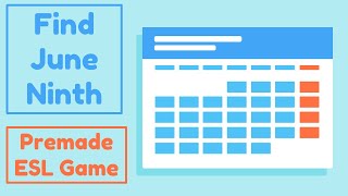 Dates  Days Of The Month  ESL English Classroom Game  Ordinal Numbers [upl. by Camellia]