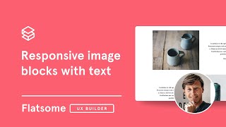 Image Blocks with Text in Flatsome Theme  Tutorial [upl. by Amsirp561]