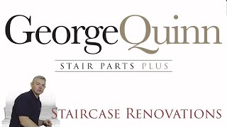 Staircase renovation how to refurbishrenovate a winder staircase  George Quinn [upl. by Slack598]