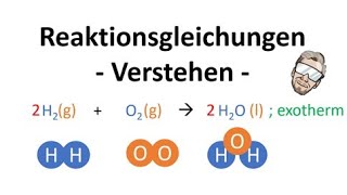 Reaktionsgleichungen verstehen  Chemie Endlich Verstehen [upl. by Daisi321]