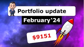 9000 Dividend Portfolio Update  February 2024 [upl. by Akilaz]