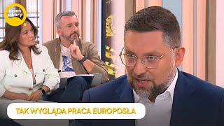 JAK WYGLĄDA PRACA EUROPOSŁA🤔  Dzień Dobry TVN [upl. by Netnilc]