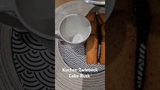 Cake Rusk kuchen zwieback shorts food cakerusk cake baking trending youtubeshorts [upl. by Oralle918]