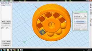 Simplify3D Software for 3D Printing Dual extruder demo with supports [upl. by Acsirp]