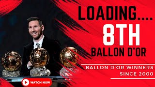 Ballon dOr Winners 20002022 A Decade of Football Excellence  FootGoal Netbusters ballondor2023 [upl. by Enyaw]