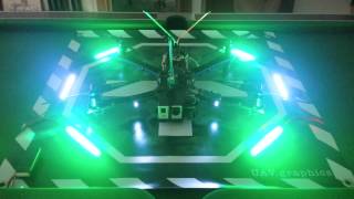 wwwUAVgraphics Landing Pad with LED lighting [upl. by Nnylyam855]