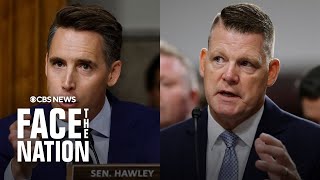 Sen Josh Hawley acting Secret Service chief clash at Trump rally shooting hearing [upl. by Ilah643]