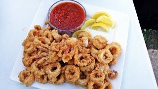 Fried Calamari Recipe [upl. by Eahsed662]