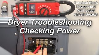 How to Check the Power to your Dryer  Not Heating or Not Running [upl. by Deth872]