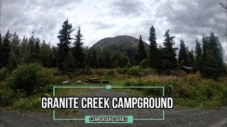 Granite Creek Campground  Video Tour  Alaska [upl. by Relyhs511]